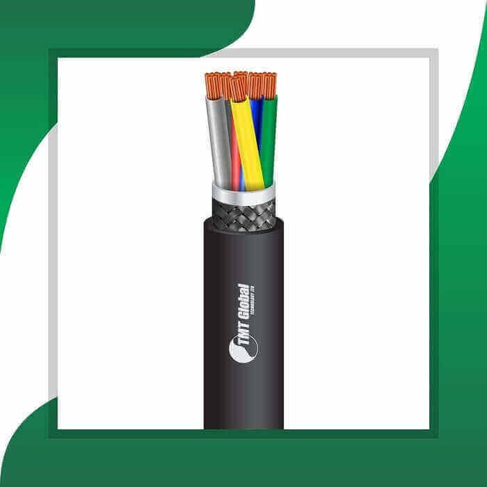 alram cable 6core shielded outdoor 1.5mm TMT-0616CKBRK-AR-6