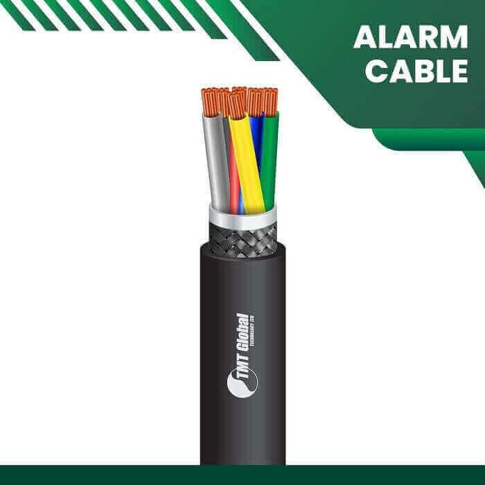 fire alarm cable & Alarm Cable 6 core Shielded 16 awg Alarm Cable 6 core Shielded Braided Out 1.5mm 305m
