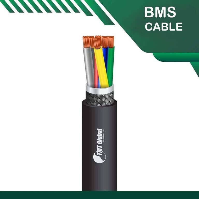 Home 10 6 core BMS cable braid shielded PE outdoor 16 to 24 awg 305m