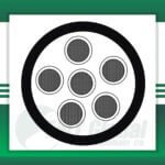 6 core Alarm cable outdoor 16 to 24 awg 305m