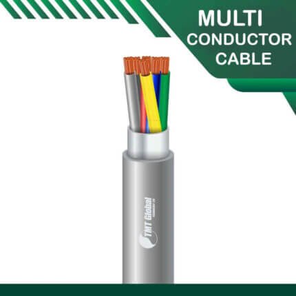 6 core shielded Multi conductor cable 16 to 24 awg 305m