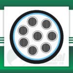 8 core outdoor shielded control cable 10 to 24 awg 305m