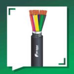 8 core control cable braid PE shielded outdoor 10 to 24 awg