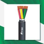 8 core control cable braid PE shielded outdoor 10 to 24 awg