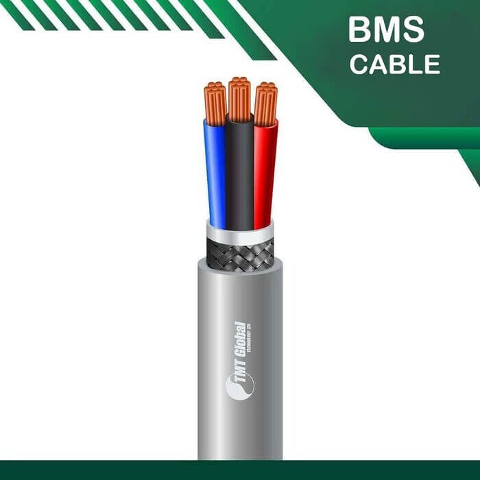 3 core BMS cable braid shielded 16 to 24 awg 305m