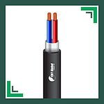2 core Alarm cable braid PE shielded outdoor 16 to 24 awg 305m