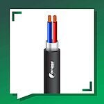 2 core Alarm cable braid PE shielded outdoor 16 to 24 awg 305m