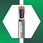 3 core Alarm cable braid shielded 16 to 24 awg 305m