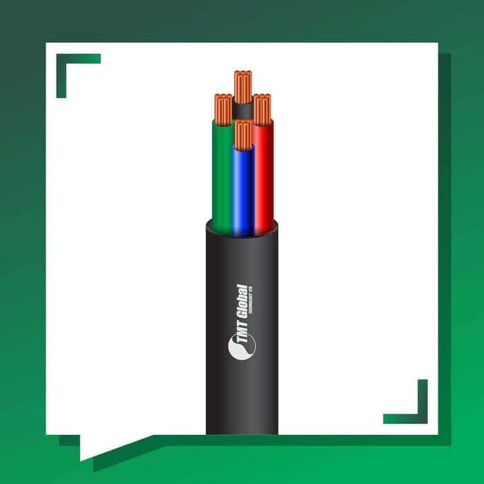 4 core control cable outdoor 10 to 24 awg 305m