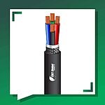 4 core braid shielded PE control cable outdoor 10 to 24 awg