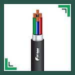 4 core braid shielded PE control cable outdoor 10 to 24 awg