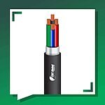 4 core braid shielded PE control cable outdoor 10 to 24 awg