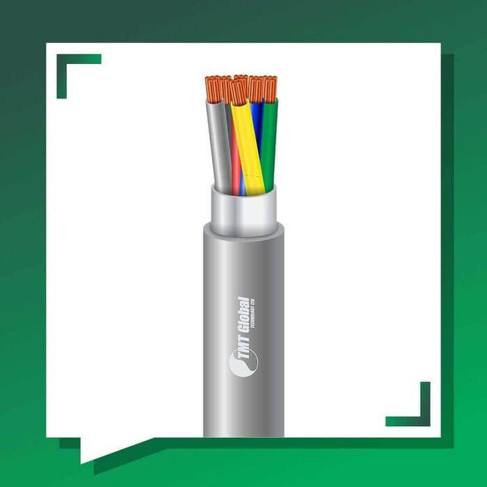 6 core braid shielded control cable 10 to 24 awg 305m