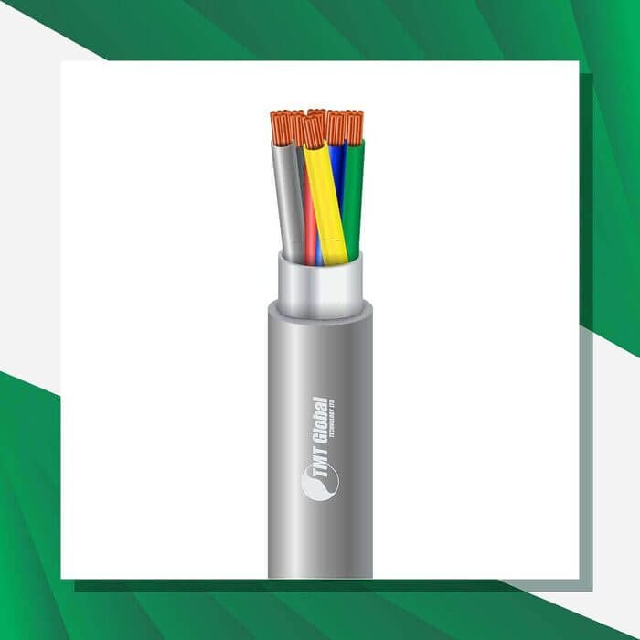 6 core braid shielded control cable 10 to 24 awg 305m