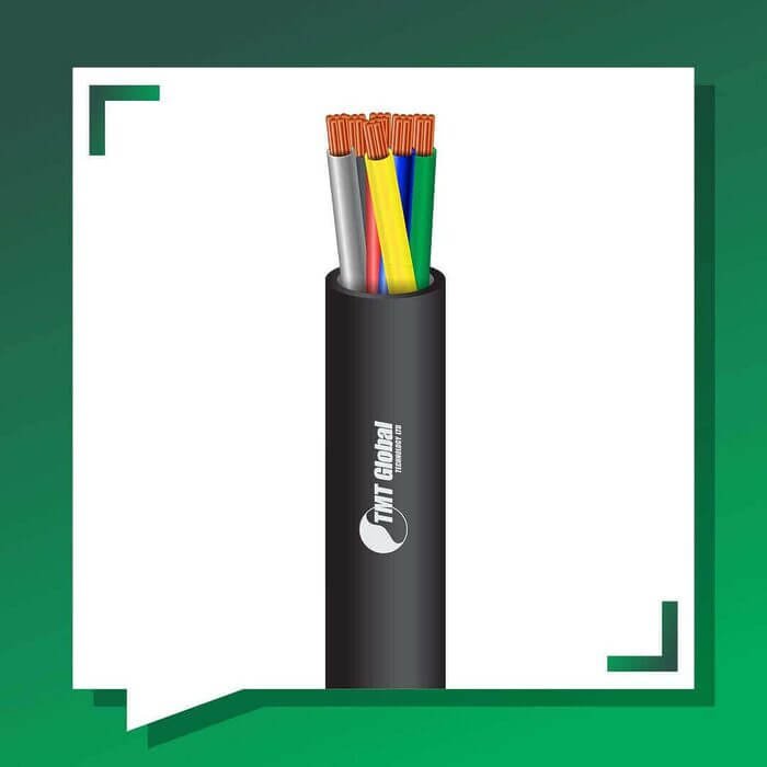 6 core control cable outdoor shielded 10 to 24 awg 305m