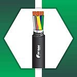 6 core control cable braid PE shielded outdoor 10 to 24 awg