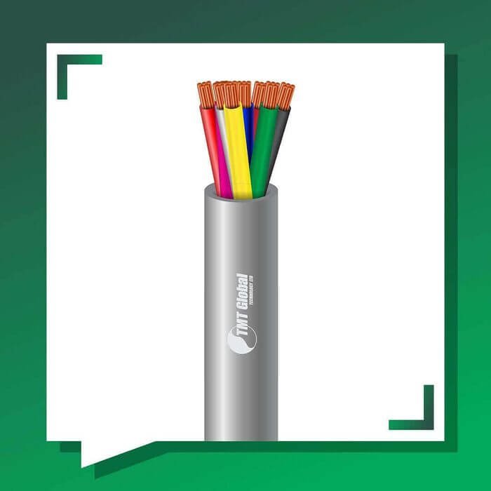 8 core control cable shielded pvc 10 to 24 awg 305m