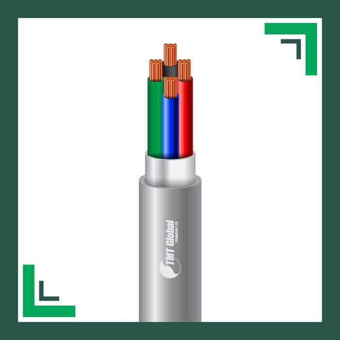 4 core control cable shielded pvc 10 to 24 awg 305m