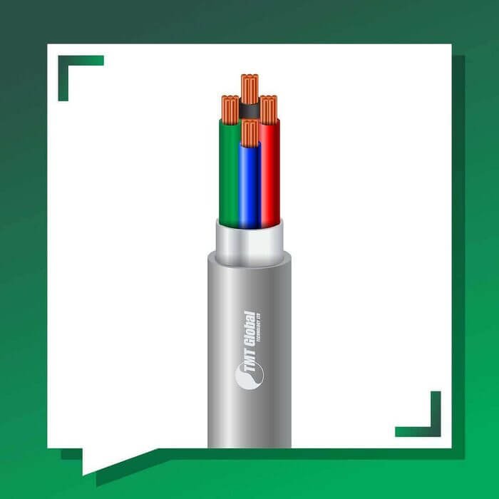 4 core control cable shielded pvc 10 to 24 awg 305m