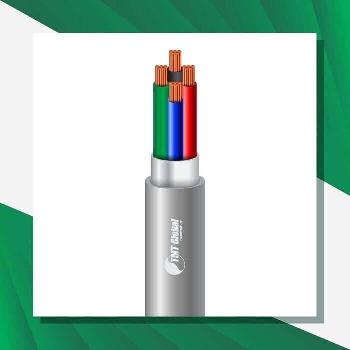 4 core control cable shielded pvc 10 to 24 awg 305m