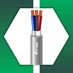 3 core Alarm cable braid shielded 16 to 24 awg 305m