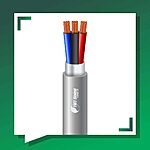3 core Alarm cable braid shielded 16 to 24 awg 305m