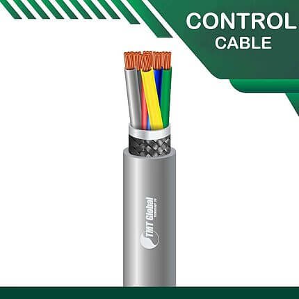 6 core braid shielded control cable 10 to 24 awg 305m