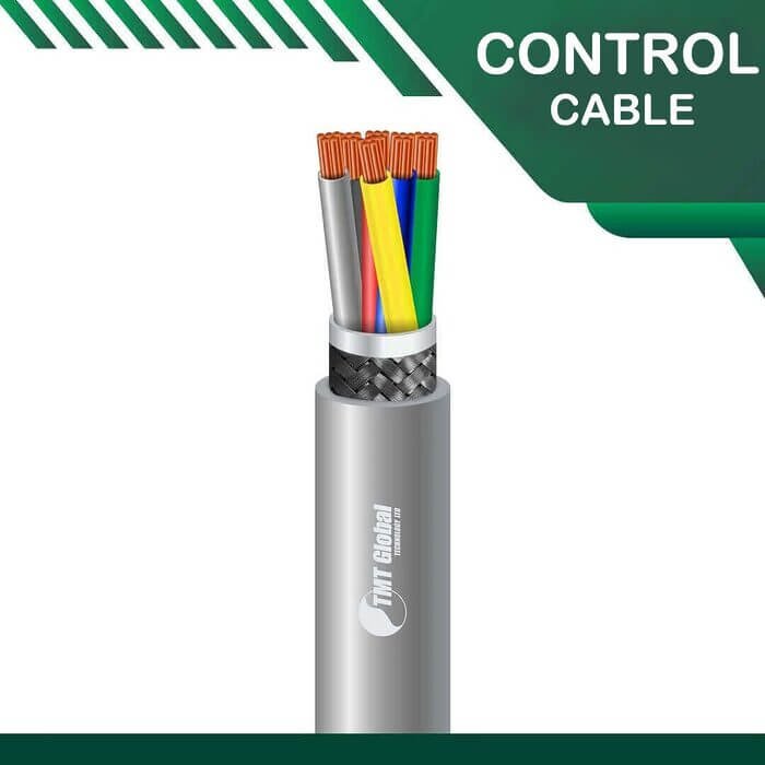 6 core braid shielded control cable 10 to 24 awg 305m