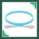 sc to sc upc duplex om3 fiber patch cord lszh multimode