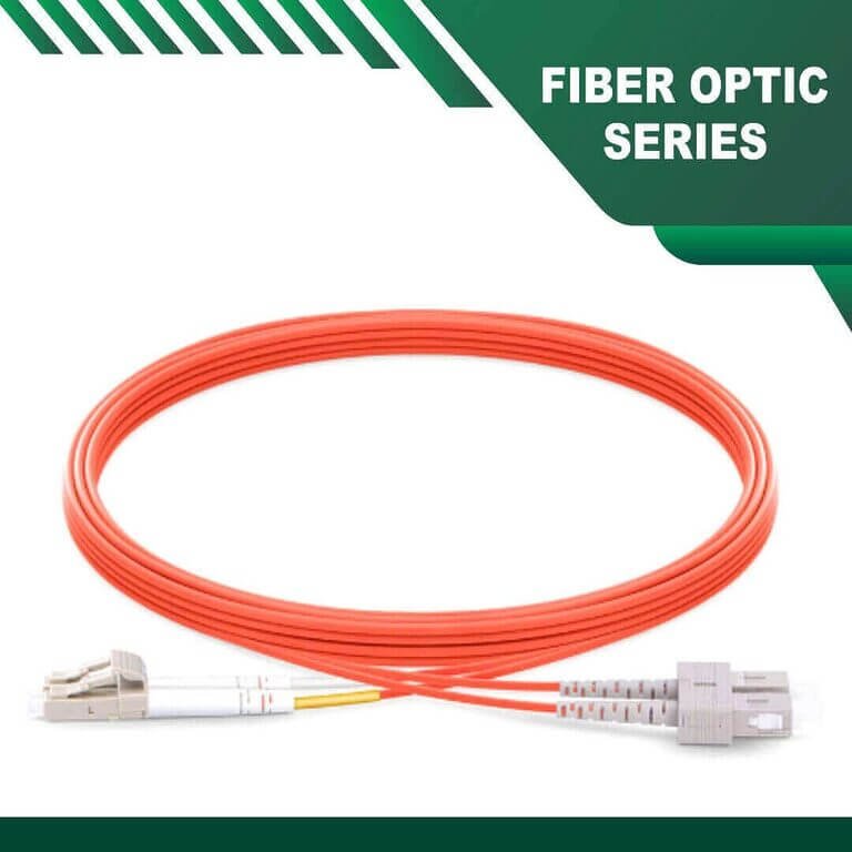 Home 3 sc to Lc upc duplex om2 fiber patch cord lszh multimode 1-100 meter