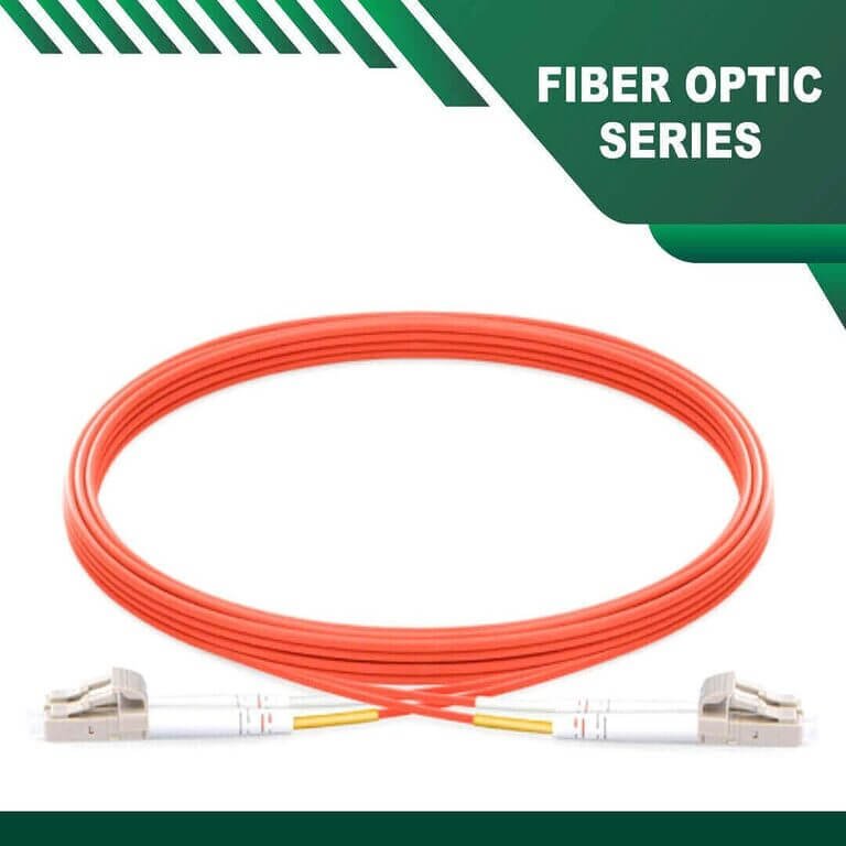 Home 2 lc to lc upc duplex om2 fiber patch cord lszh multimode 1-100 meter