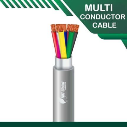 8 core shielded Multi conductor cable 16 to 24 awg 305m