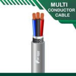 3 core braid shielded Multi conductor cable 16 to 24 awg 305m