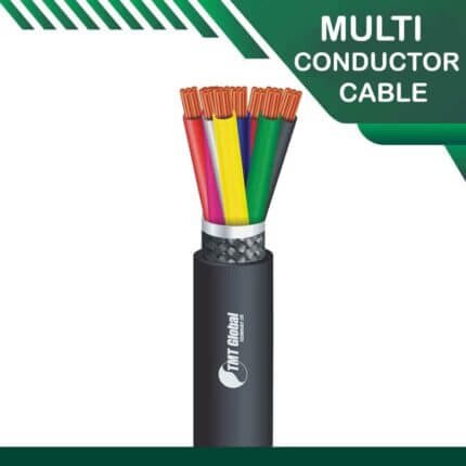 8 core PE braid shielded Multi conductor outdoor cable 16 to 24 awg 305m