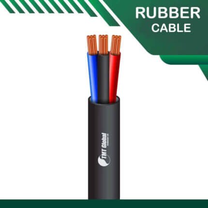 3 core Rubber cable outdoor 16 to 24 awg 305m