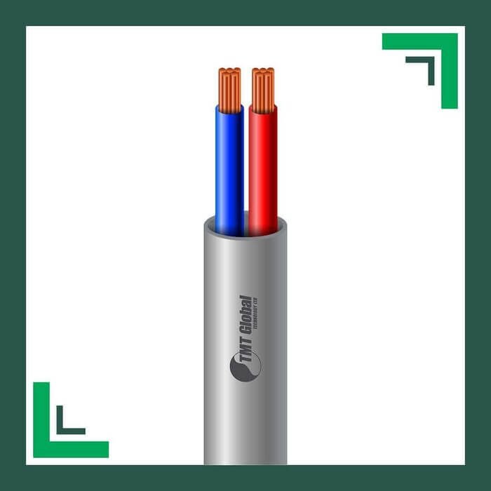 2 core Speaker cable shielded 10 to 20 awg 305m