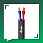 2 core Speaker cable Flat outdoor 10 to 20 awg 305m