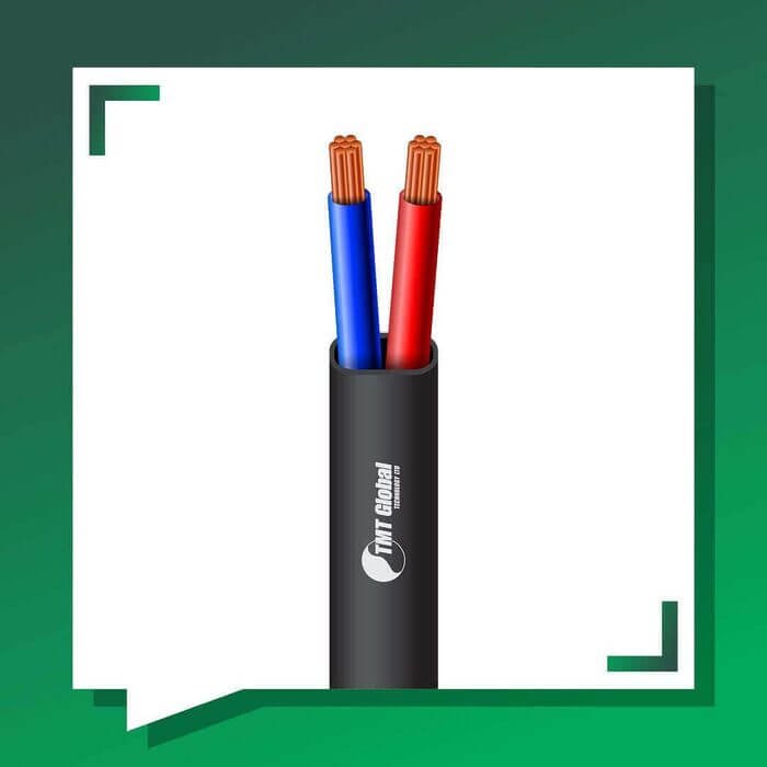 2 core Speaker cable Flat outdoor 10 to 20 awg 305m