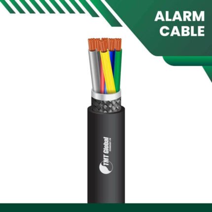 6 core Alarm cable braid PE shielded outdoor 16 to 24 awg 305m