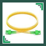 sc to sc apc duplex fiber patch cord lszh single mode 1-100 meter