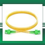 sc to sc apc duplex fiber patch cord lszh single mode 1-100 meter