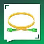 sc to sc apc duplex fiber patch cord lszh single mode 1-100 meter