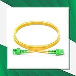 sc to sc apc duplex fiber patch cord lszh single mode 1-100 meter
