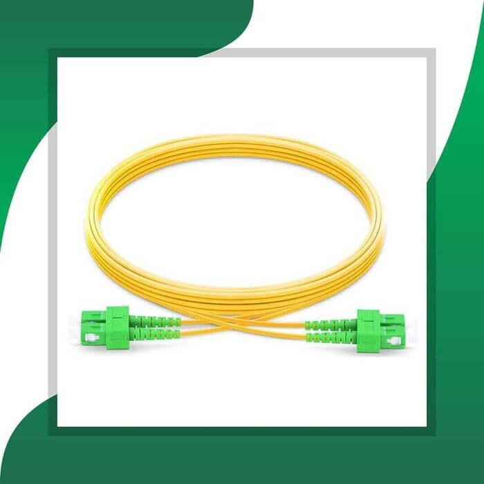 sc to sc apc duplex fiber patch cord lszh single mode 1-100 meter