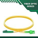 sc to lc apc duplex fiber patch cord lszh single mode 1-100 meter