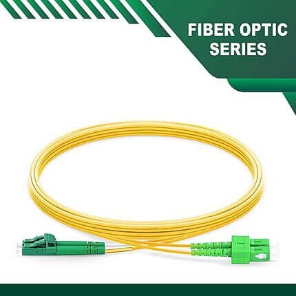 sc to lc apc duplex fiber patch cord lszh single mode 1-100 meter