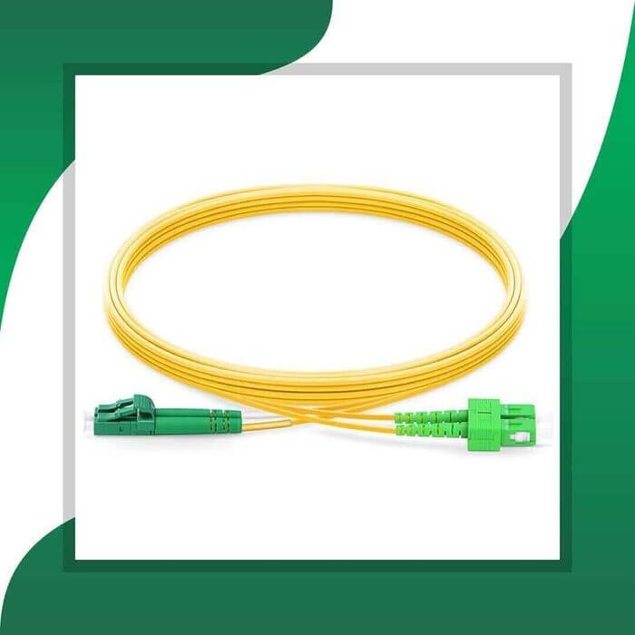 sc to lc apc duplex fiber patch cord lszh single mode 1-100 meter