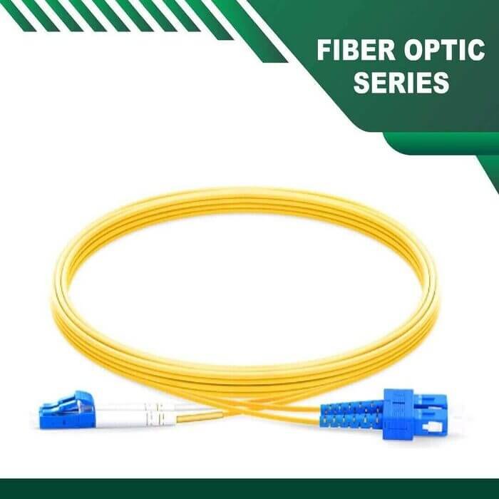 sc to lc upc duplex fiber patch cord lszh single mode 1-100 meter
