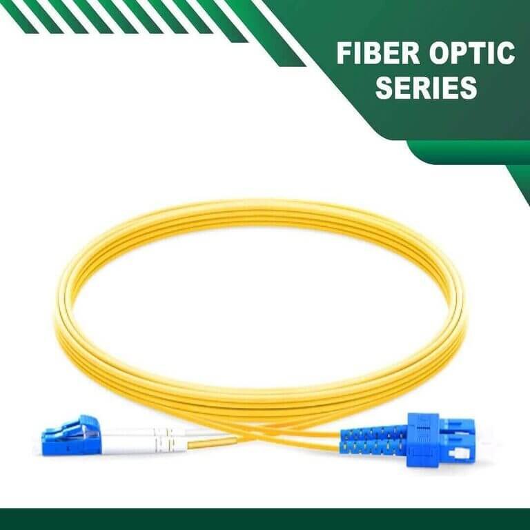 Home 2 sc to lc upc duplex fiber patch cord lszh single mode 1-100 meter