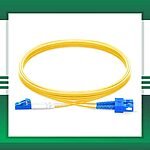 sc to lc upc duplex fiber patch cord lszh single mode 1-100 meter